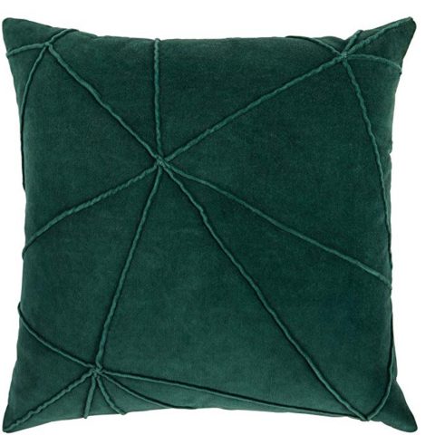 Rivet Modern Throw Pillow, 18 x 18, Botanical Green