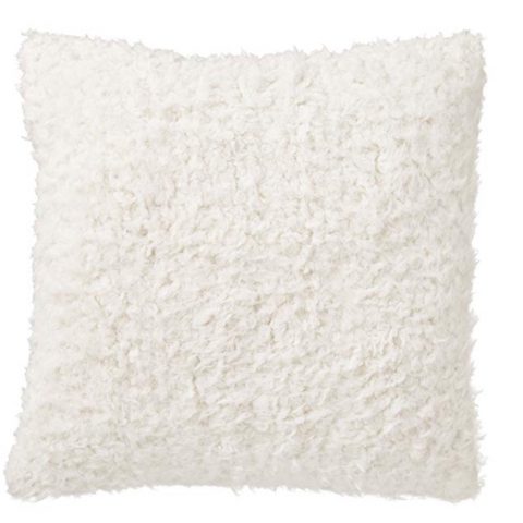 Rivet White Throw Pillow 20 x 20