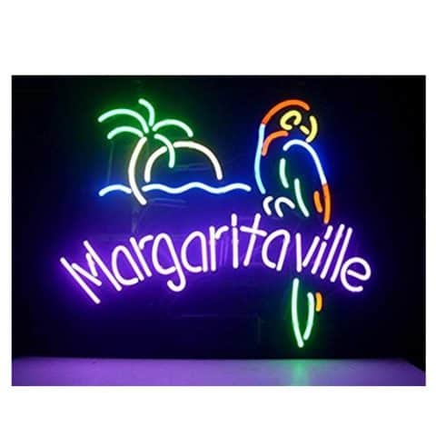 Margaritaville Metal Frame Neon Sign