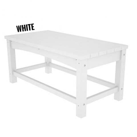 Polywood Coffee Table, White