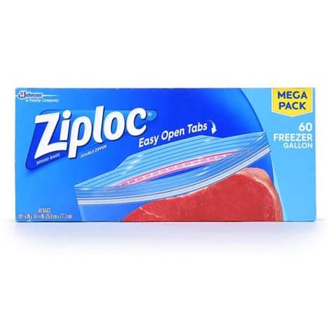 Ziploc Freezer Bags