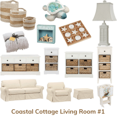 Coastal cottage living room 1