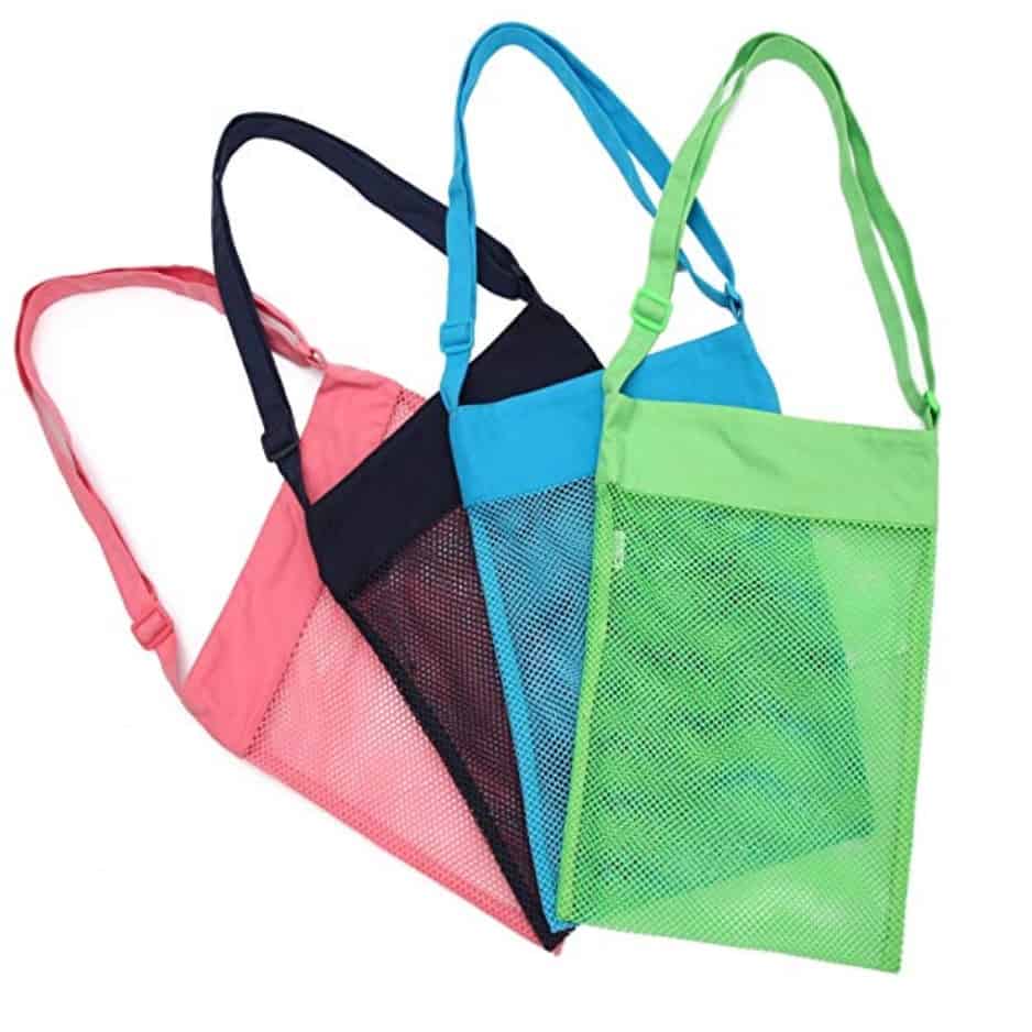 Mesh Beach Bags set of four - Coastal Cheryl