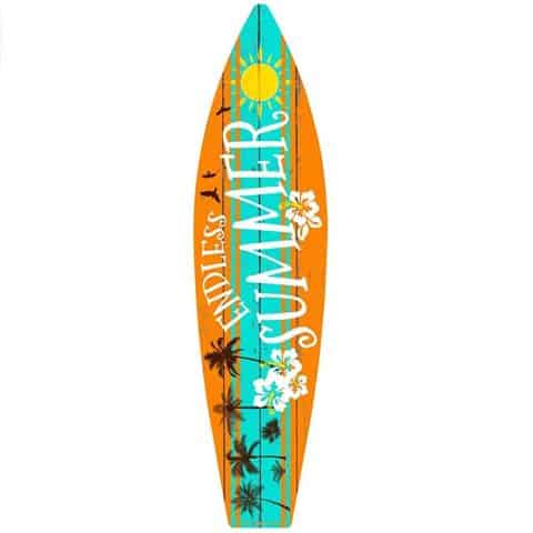 Endless Summer Metal Surfboard Sign