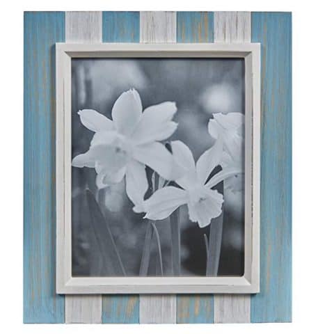 Blue, Grey, & White Distressed Wood Frame