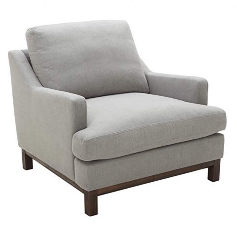 Stone and Beam Genesse Accent Chair, Smokey Blue