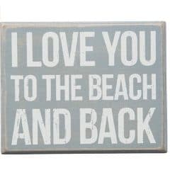 I love you to the beach and back