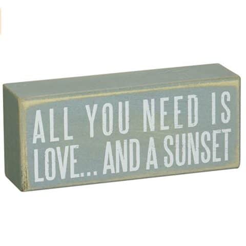 All You Need is Love Beach Box Sign