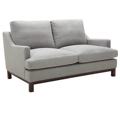 Stone and Beam Genesse Loveseat, Smokey Blue