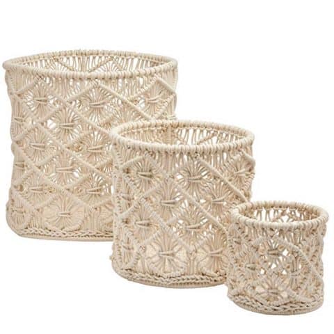 Stone and Beam Modern Handmade Baskets