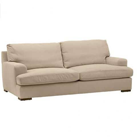 Stone and Beam Lauren Down Filled Couch Fawn