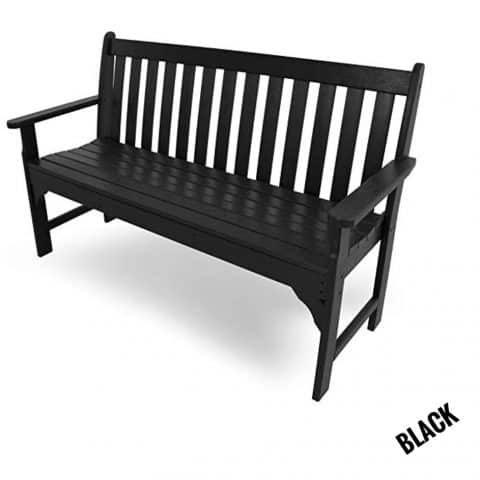 Polywood 60” Bench, Black