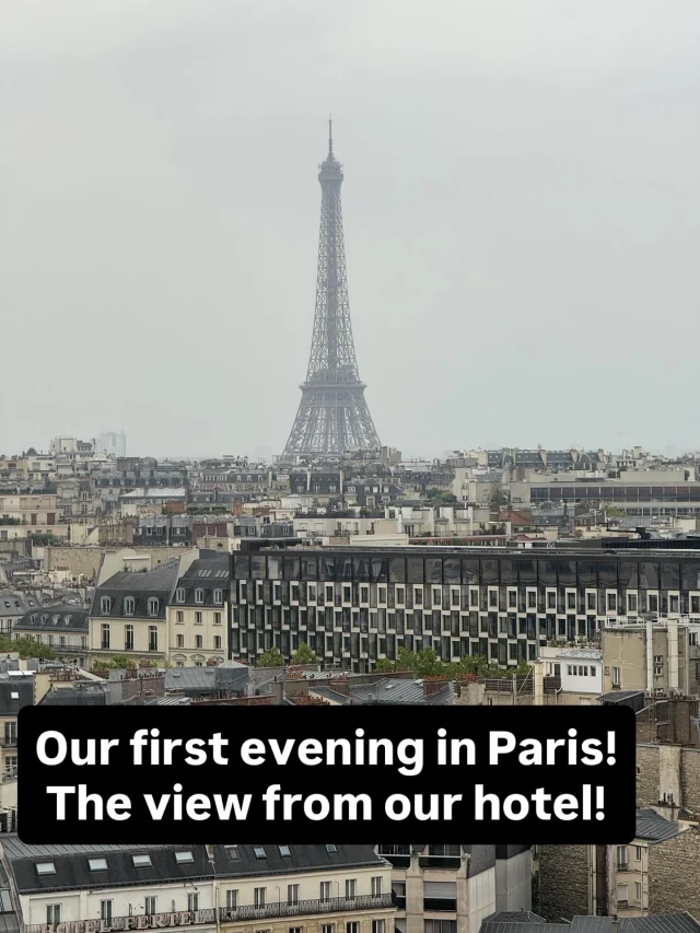 Our first night in Paris on our first @vikingcruises